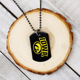 Fan Frenzy Gifts Iowa Hawkeyes Officially Licensed Dogtag on Ball Chain